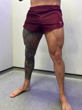 Load image into Gallery viewer, Dangerously Short Silkies / Runners (Red-Burgundy)