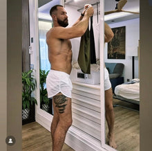 Load image into Gallery viewer, **LIMITED EDITION** Dangerously Short Silkies / Runners (White)