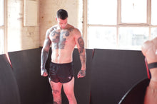 Load image into Gallery viewer, Dangerously Short Silkies / Runners (Black)